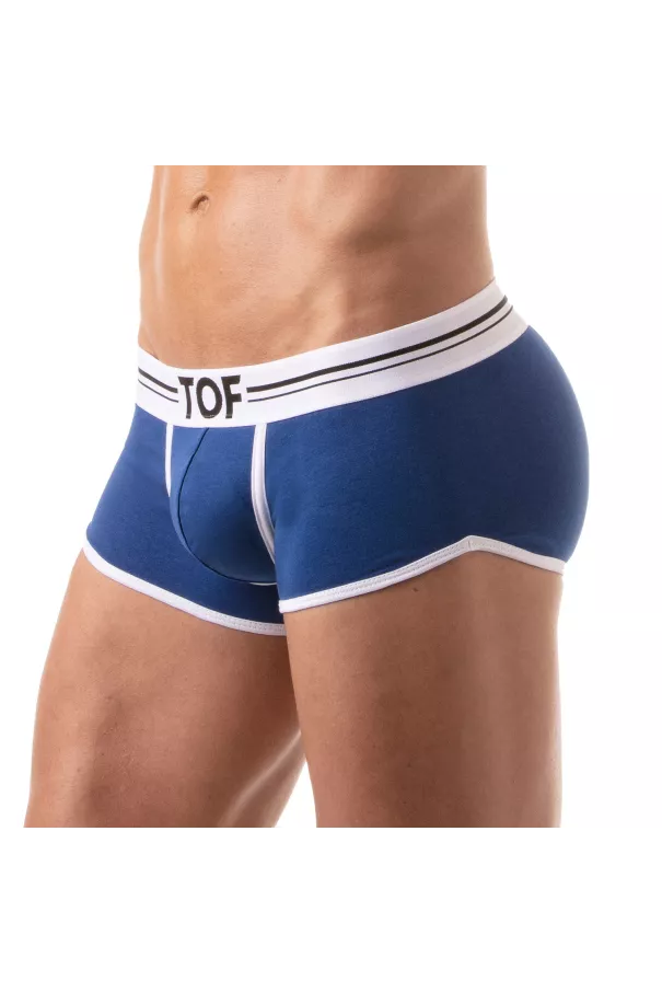 Boxer French Royal Blue - Men's Cotton Trunks and Shorties | TOF Paris