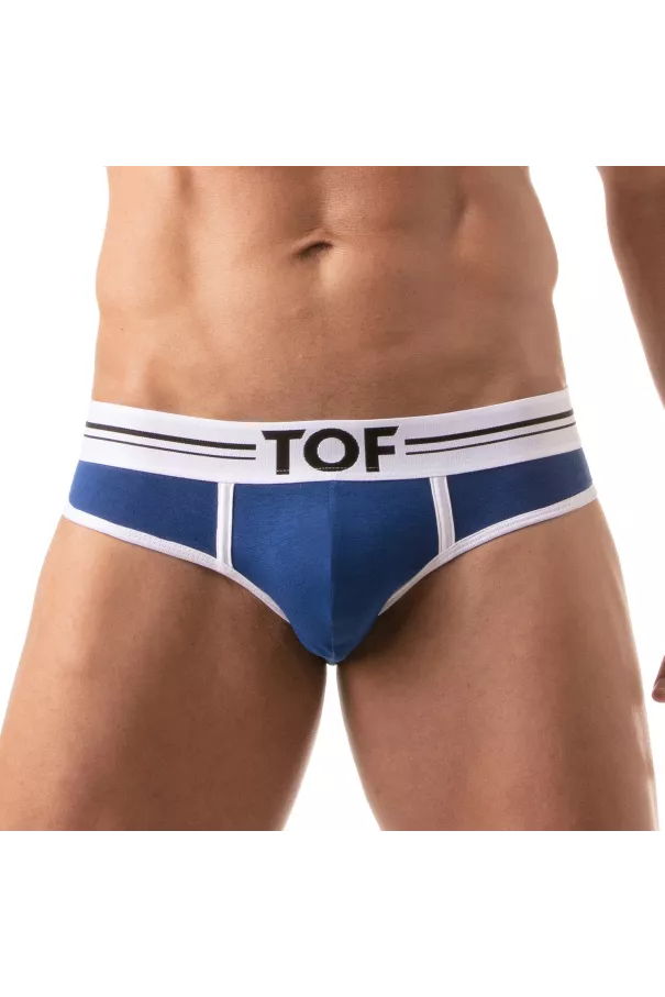 French Brief for Men Royal Blue - High-Cut Style and Comfort by TOF Paris
