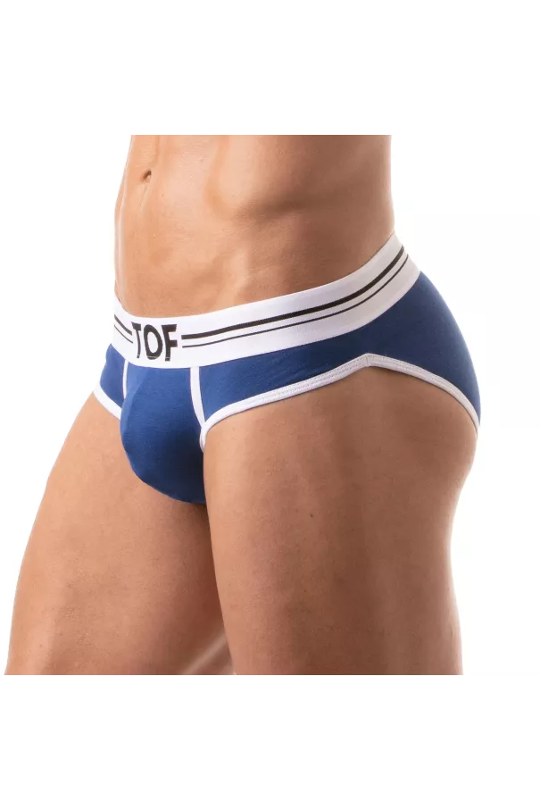 French Brief for Men Royal Blue - High-Cut Style and Comfort by TOF Paris