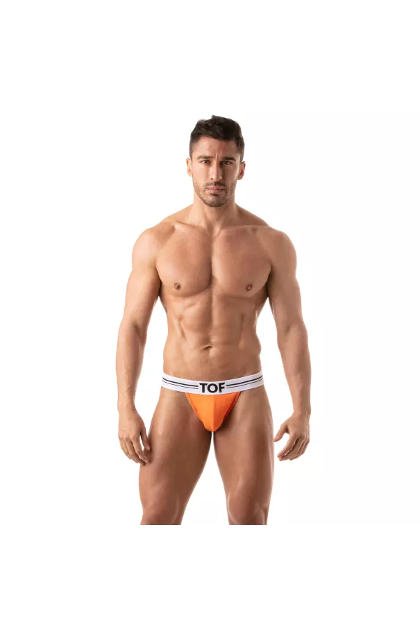 French String for Men Orange - Sexy, Minimalist, and Comfortable by TOF Paris