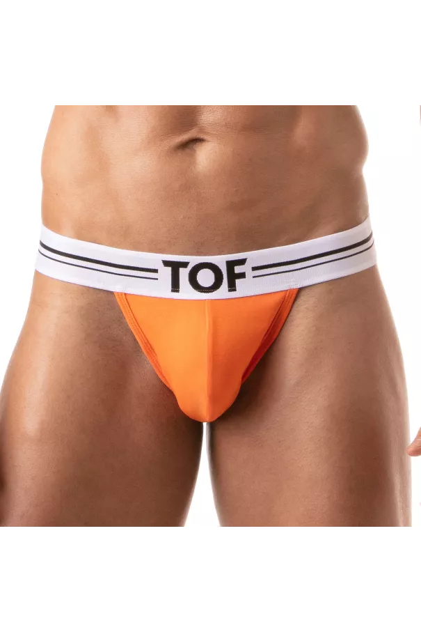 French String for Men Orange - Sexy, Minimalist, and Comfortable by TOF Paris