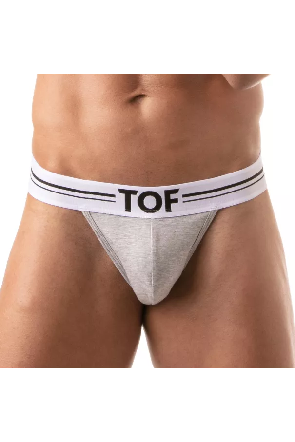 French Thong Heather-Grey