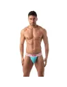 French Stringless Thong Turquoise