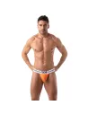 French Stringless Thong Orange