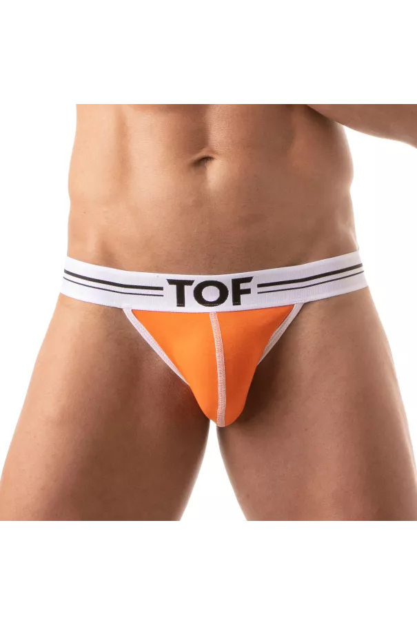 French Jock Orange - Sexy and Comfortable Jockstrap for Men | TOF Paris