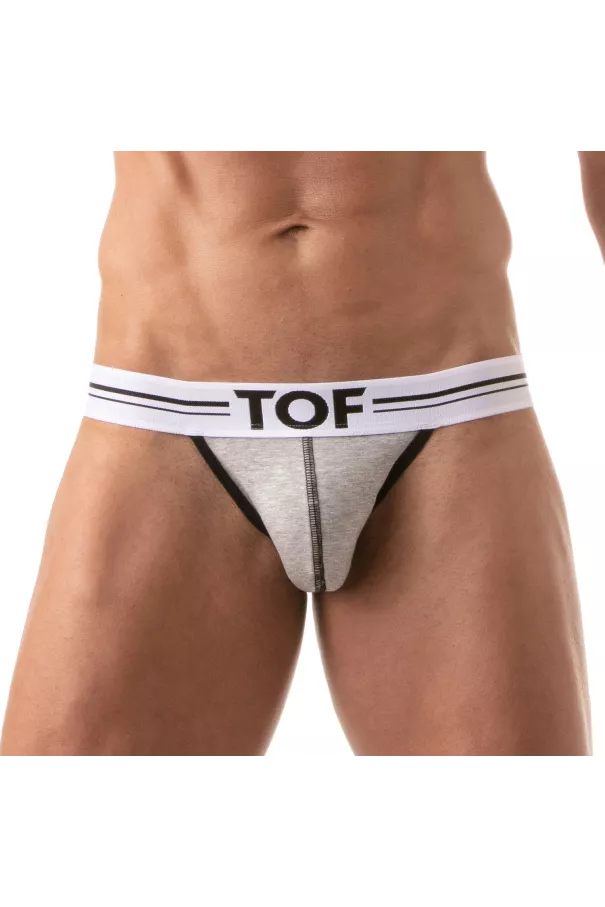 French Jock Heather Grey - Sexy and Comfortable Jockstrap for Men | TOF Paris