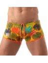 Floral Brazilian Swimsuit Yellow