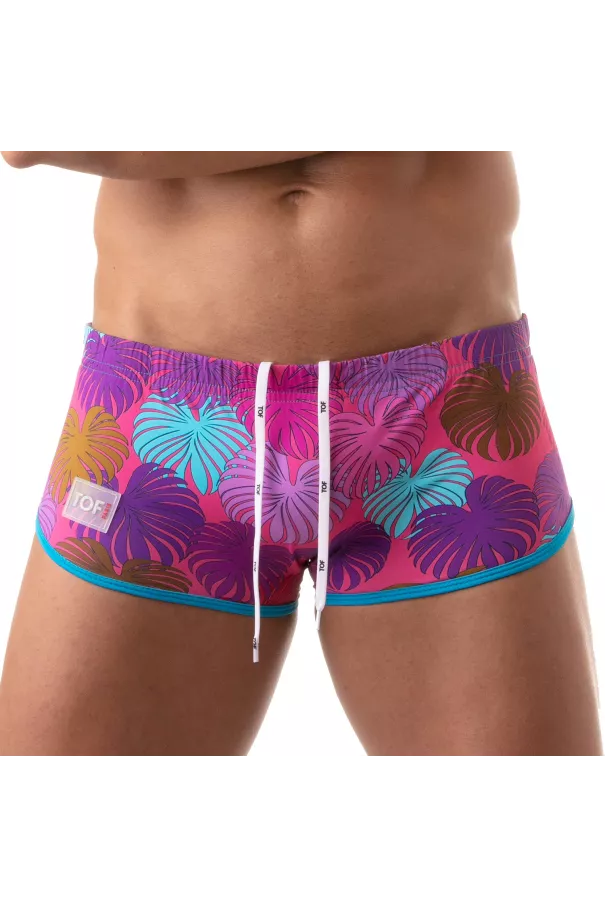 Floral Brazilian Swimsuit Pink