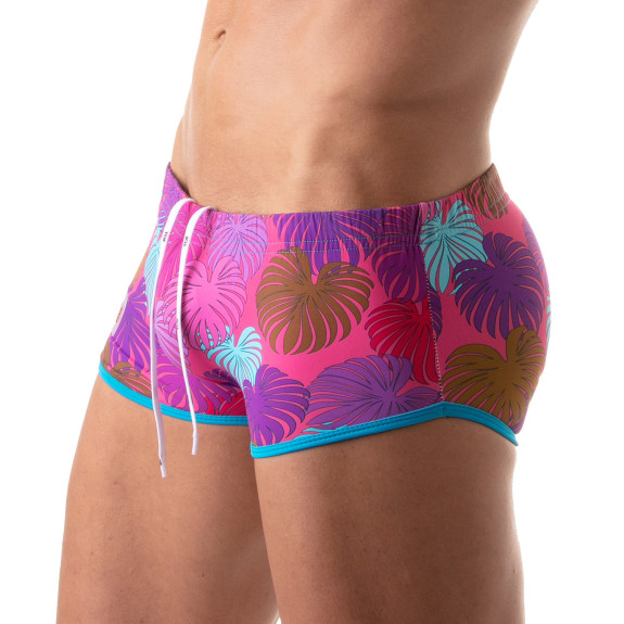 Floral Brazilian Swimsuit Pink