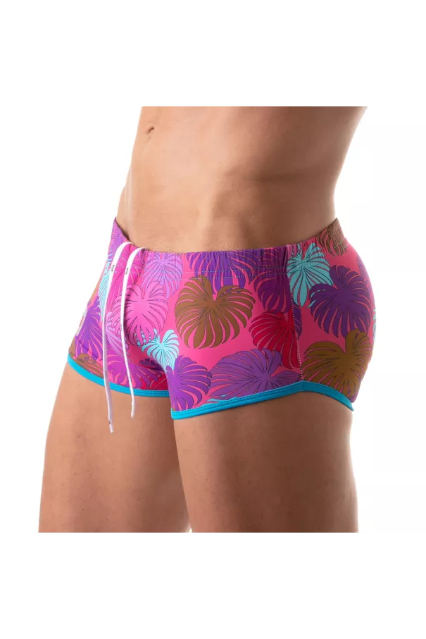 Floral Brazilian Swimsuit Pink