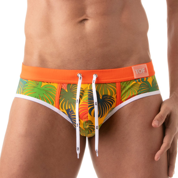 Floral swim briefs | FLORAL | TOF Paris