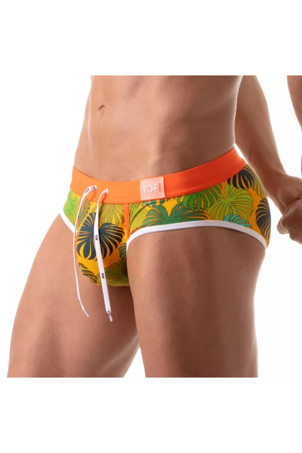 Floral swim briefs | FLORAL | TOF Paris