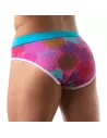 Floral Swim Brief Pink