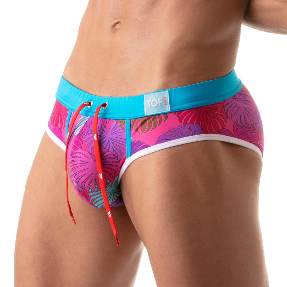 Floral swim briefs | FLORAL | TOF Paris
