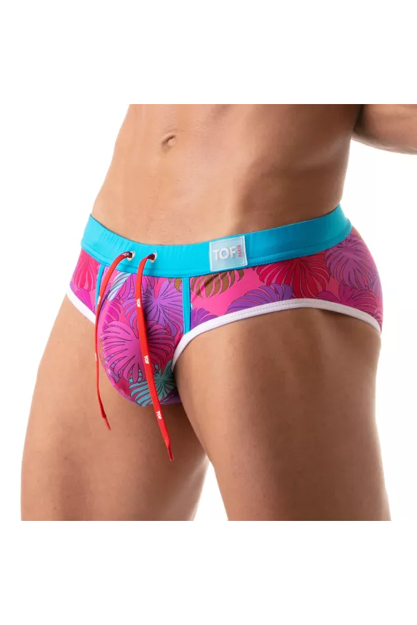 Floral swim briefs | FLORAL | TOF Paris