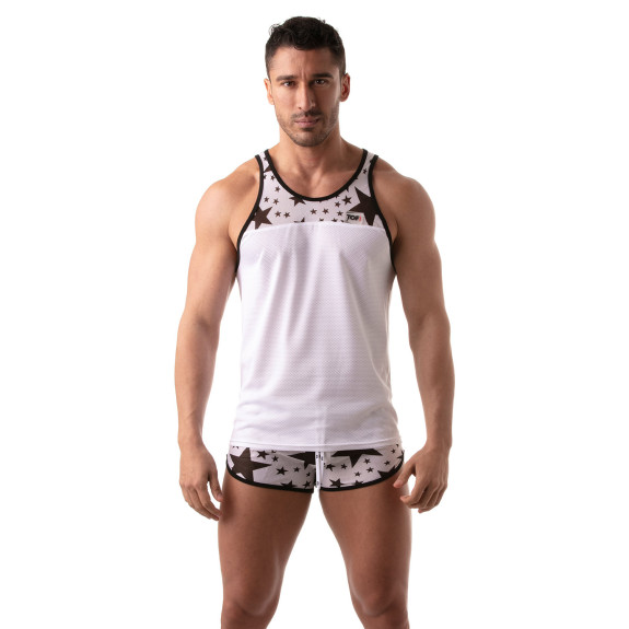 See through tank top | FLORAL | TOF Paris