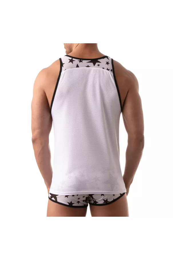 See through tank top | FLORAL | TOF Paris