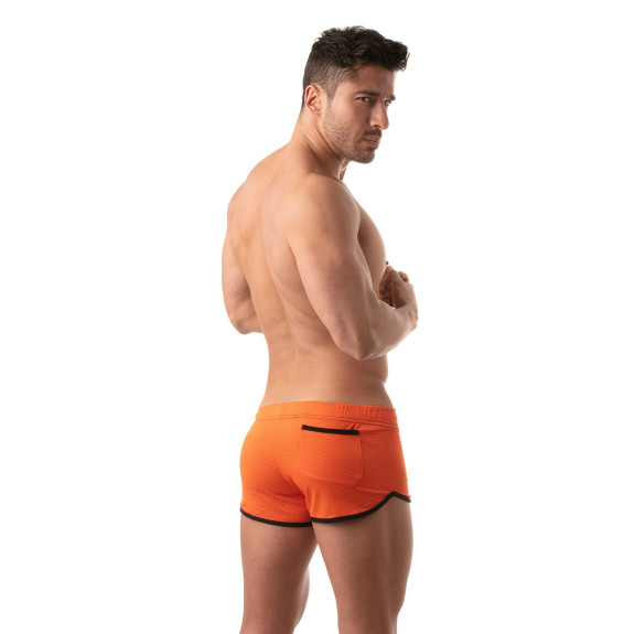 Mesh shorts - Orange | Olympic | TOF Paris