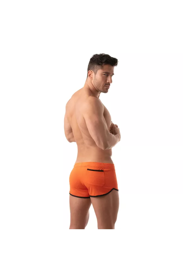 Mesh shorts - Orange | Olympic | TOF Paris