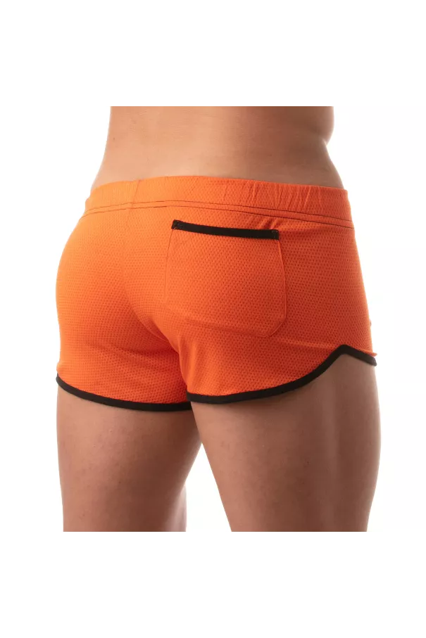 Mesh shorts - Orange | Olympic | TOF Paris