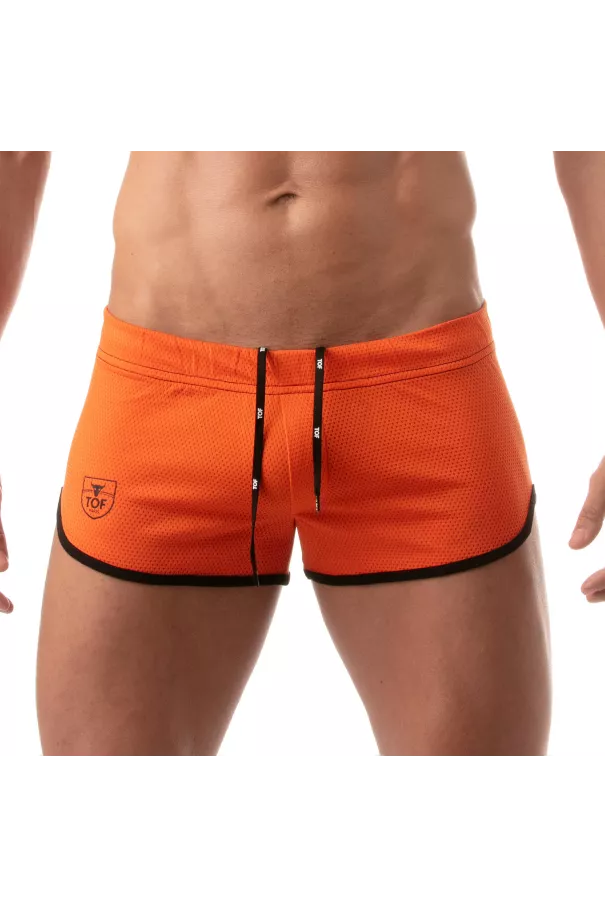 Mesh shorts - Orange | Olympic | TOF Paris