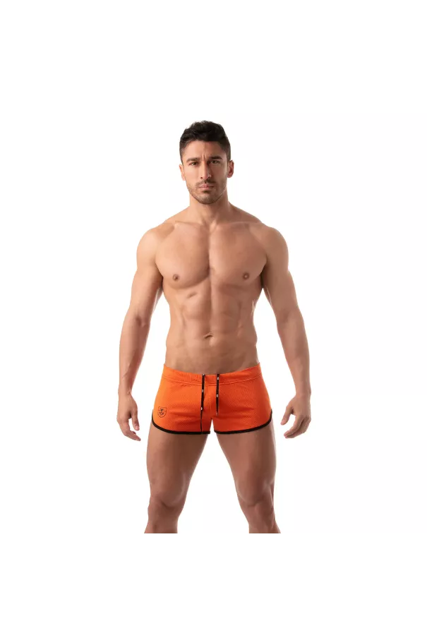 Mesh shorts - Orange | Olympic | TOF Paris