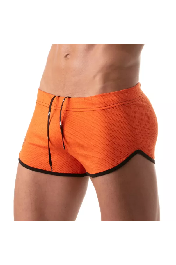 Mesh shorts - Orange | Olympic | TOF Paris