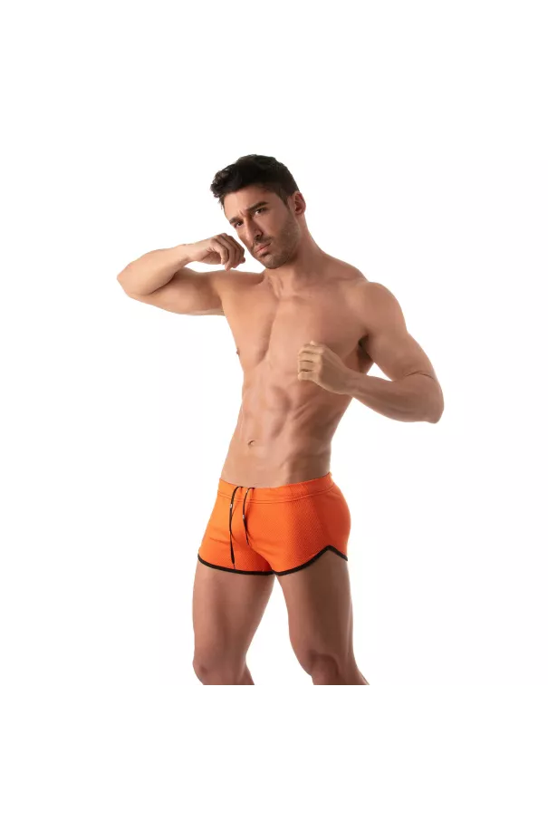 Mesh shorts - Orange | Olympic | TOF Paris