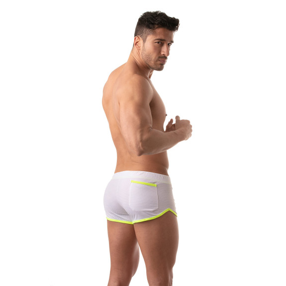 Mesh Short - White