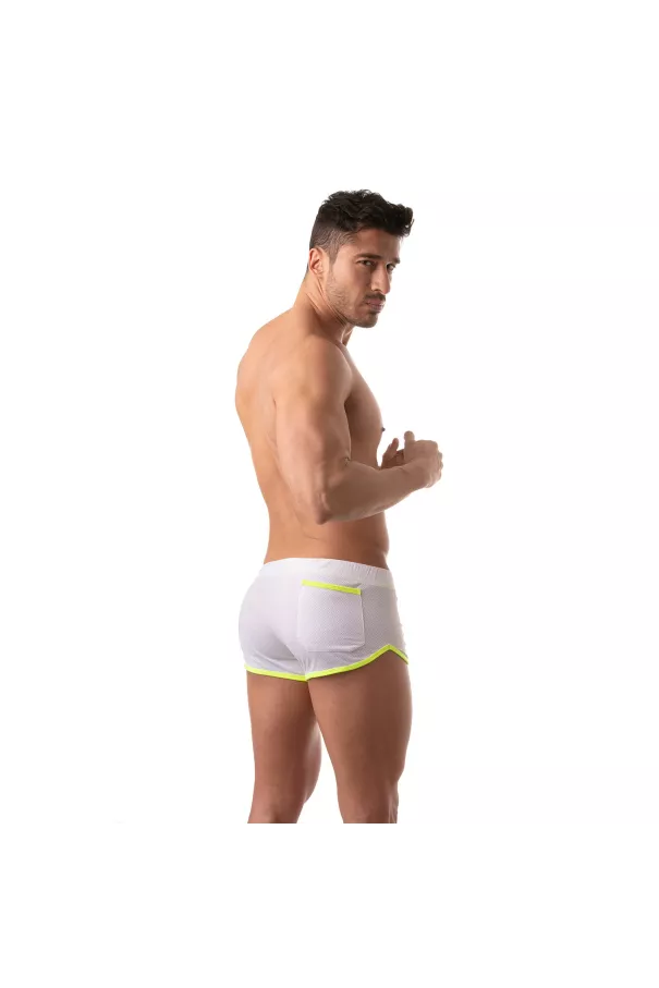 Mesh Short - White