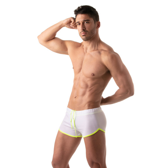 Mesh Short - White