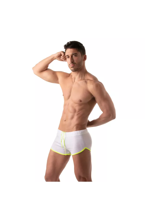 Mesh Short - White