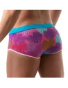 Floral Swim Trunk Pink