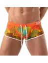 Floral Swim Trunk Yellow