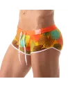 Floral Swim Trunk Yellow