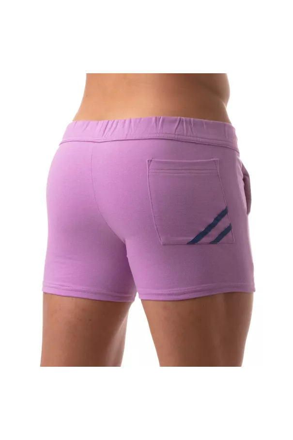 Short Paris Purple - Sexy and Comfortable Sport Shorts for Men | TOF Paris