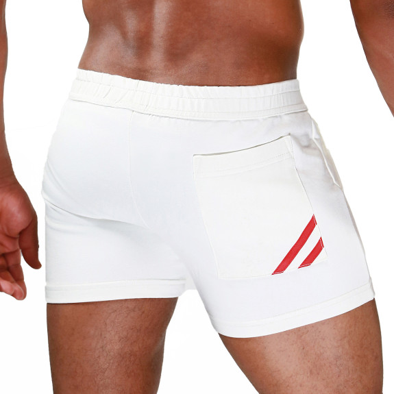 Short Paris Red - Sexy and Comfortable Sport Shorts for Men | TOF Paris