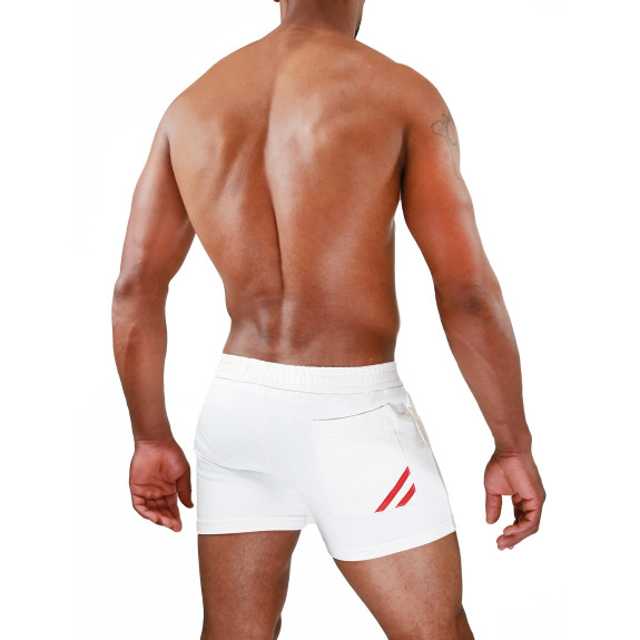 Short Paris Red - Sexy and Comfortable Sport Shorts for Men | TOF Paris