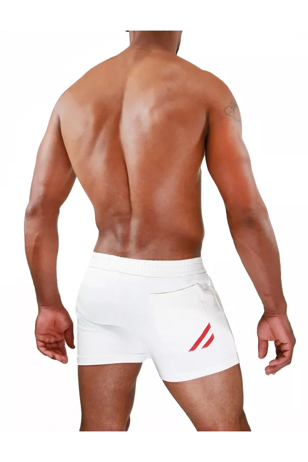 Short Paris Red - Sexy and Comfortable Sport Shorts for Men | TOF Paris