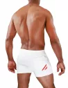 Paris Shorts White/Red