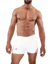 Paris Shorts White/Red