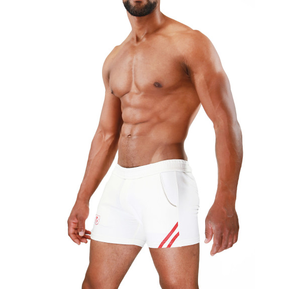 Short Paris Red - Sexy and Comfortable Sport Shorts for Men | TOF Paris