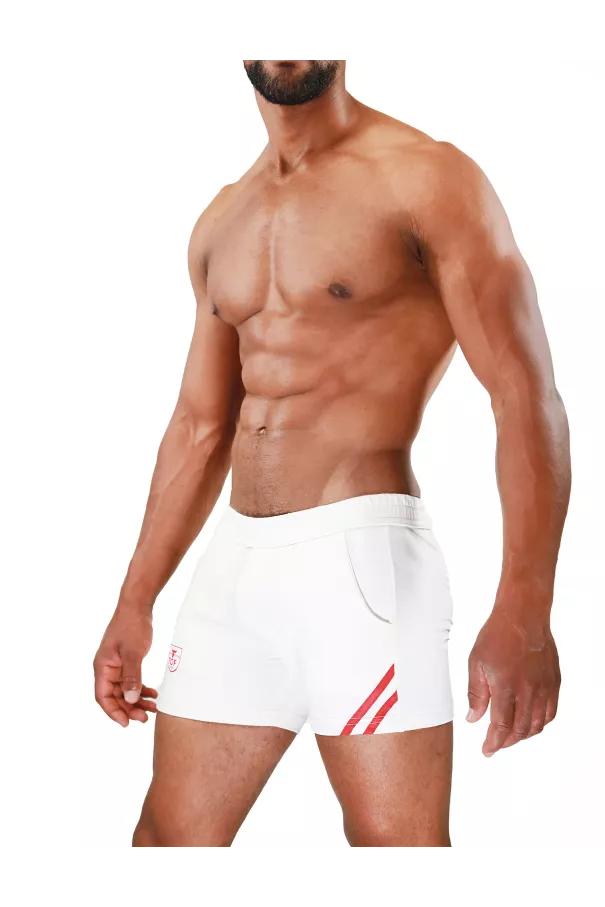 Short Paris Red - Sexy and Comfortable Sport Shorts for Men | TOF Paris
