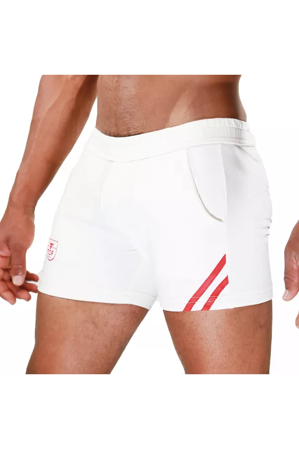 Short Paris Red - Sexy and Comfortable Sport Shorts for Men | TOF Paris
