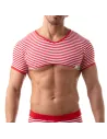 Sailor Crop Top - Red
