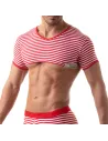 Sailor Crop Top - Red