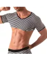 Sailor Crop Top - Black
