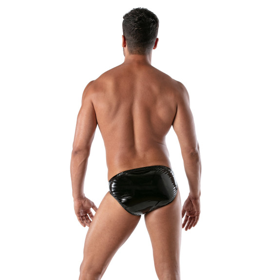 Vinyl Bikini Black