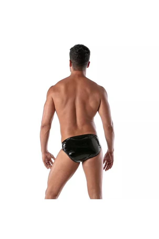 Vinyl Bikini Black