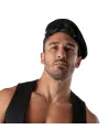 Reversible beret - black and beige